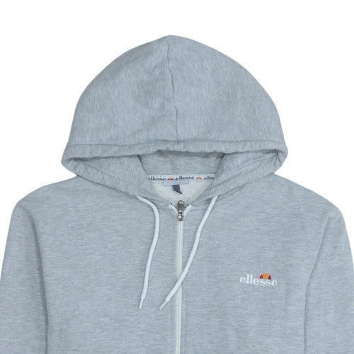Additional view of Ellesse Men's Grey Full Zip Hoodie, size S, Hooded Sweatshirt