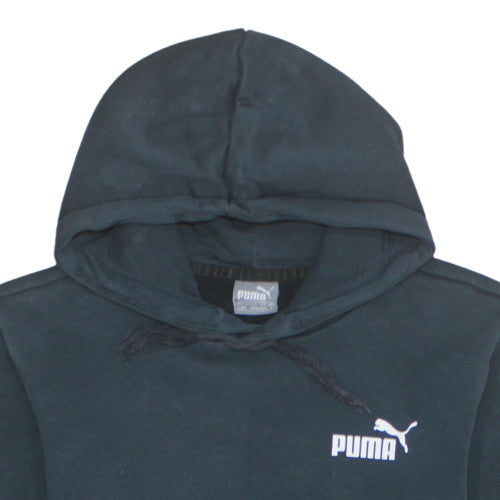 Puma Men's Black Pullover Hoodie Size S Fleece Sportswear