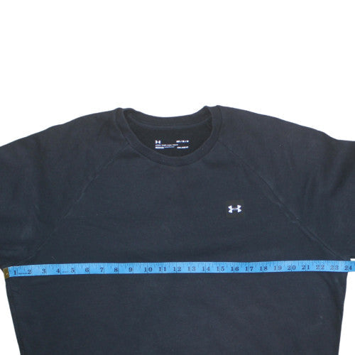 Under Armour Men's Black Medium Crew Neck Pullover Sweatshirt