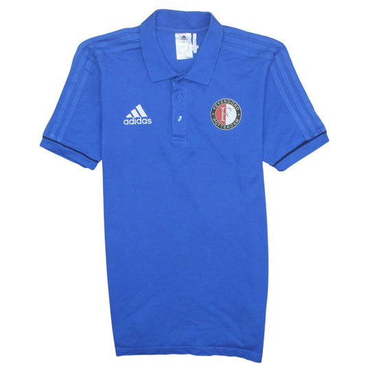 Adidas Men's Blue Feyenoord Rotterdam Polo Shirt Size S