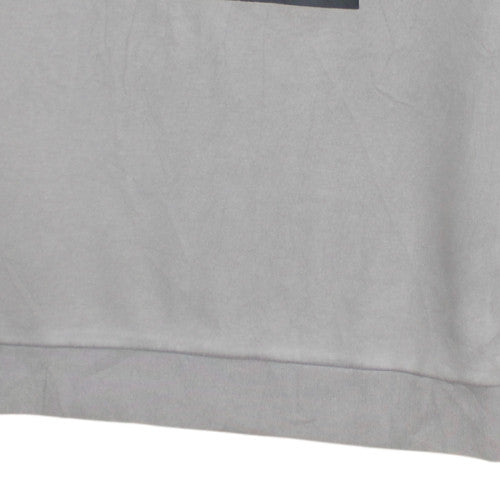 Additional view of Nike boys’ grey air logo crew neck fleece sweatshirt 12-13 years