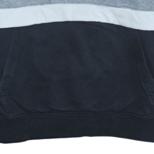 Additional view of Nike boys’ grey colourblock 1/2 zip hoodie xl 158-170cm standard fit