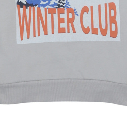 Disney Mickey & Friends George Womens Stone Sweatshirt M Winter Club
