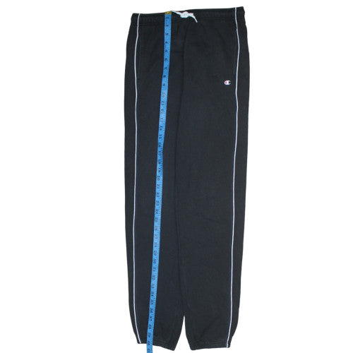 Champion Boys Black 2XL Jogger Trousers with Side Stripe and Drawstring
