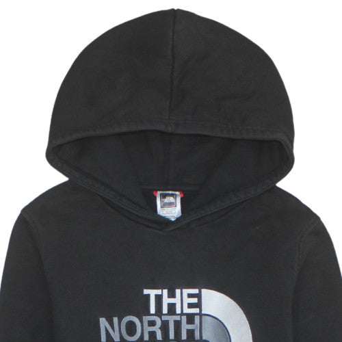 Additional view of The North Face boys’ black pullover hoodie xl fleece cotton long sleeve