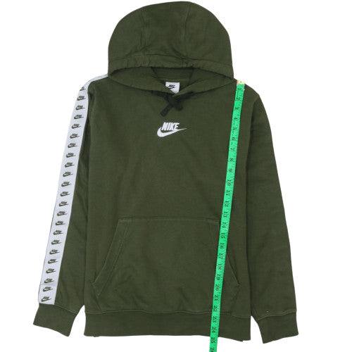 Nike Men's Green Pullover Hoodie S Sports Fleece Sweatshirt