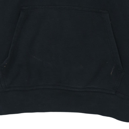 Nike Men's Black Pullover Hoodie Size S Fleece Logo Sweatshirt