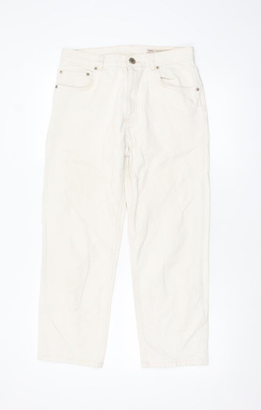 ASOS Women’s Ivory Straight Leg Denim Jeans UK 28 Regular