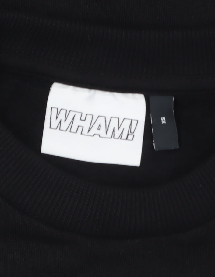 ASOS Design WHAM! Mens Black XS Sweatshirt Christmas Graphic Pullover