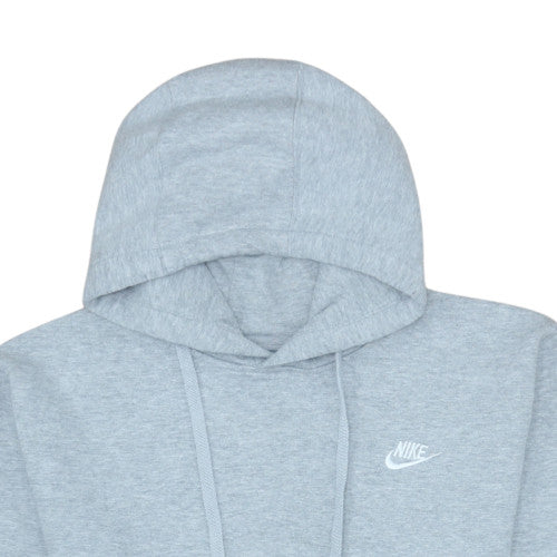 Nike Men's Grey Pullover Hoodie L Regular Fit Fleece Sweatshirt