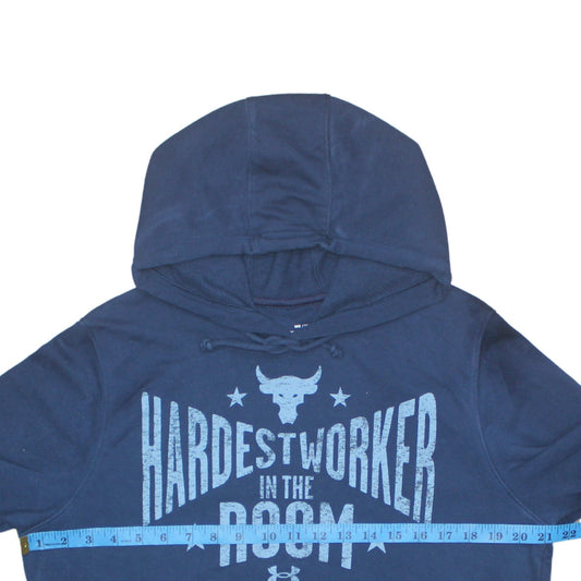Under Armour Men's Blue Pullover Hoodie M Sports Graphic