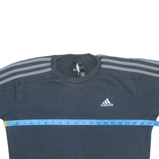 Adidas Men's Black XS Crew Neck Pullover Sweatshirt Sportswear