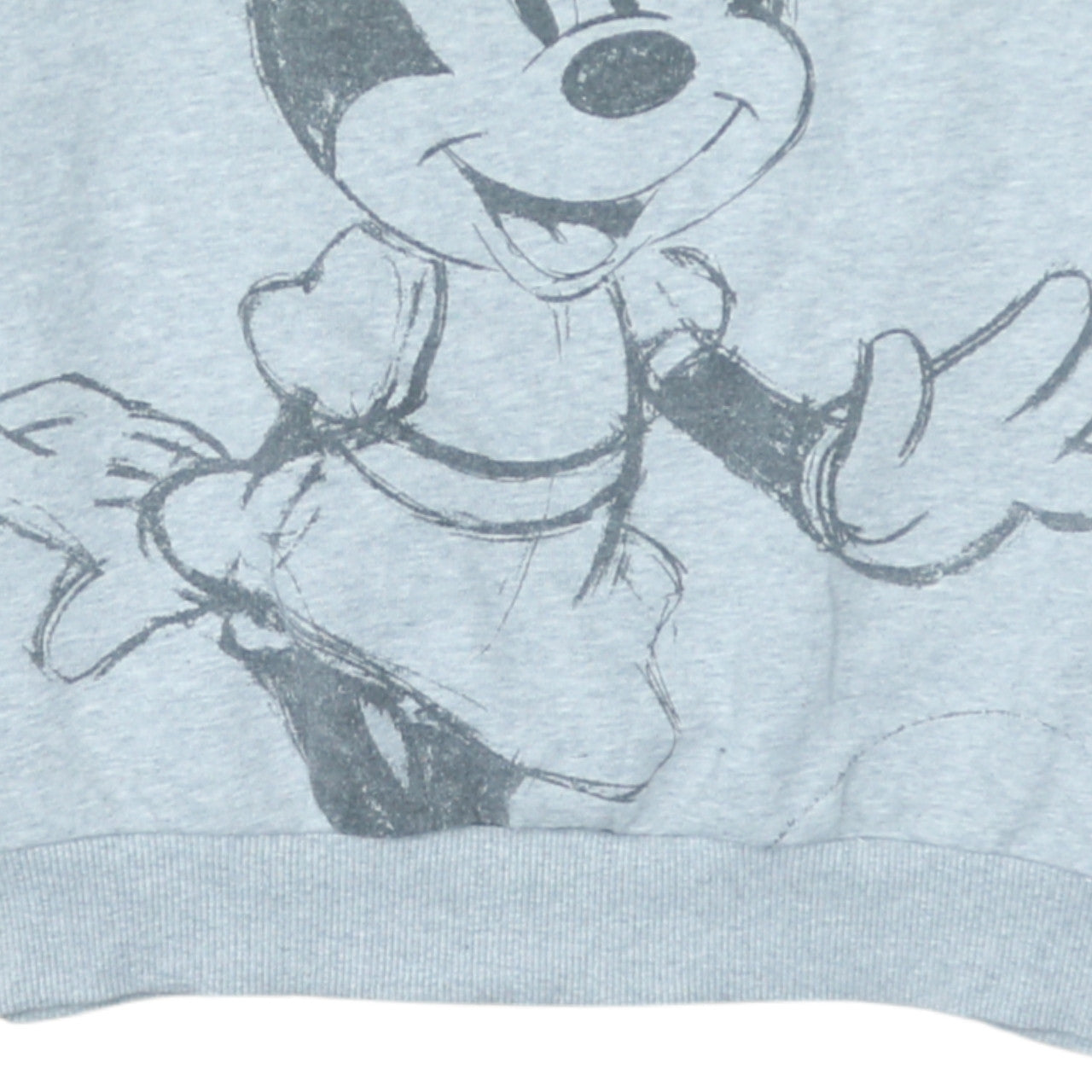 Disney Minnie Mouse Grey Sequin Bow Sweatshirt Girls 12-13Y