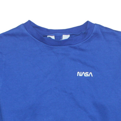 H&M NASA Blue Crew Neck Teens Pullover Sweatshirt Size S