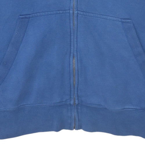 Tommy Hilfiger Men's Blue Full Zip Hoodie Size M Cotton Fleece