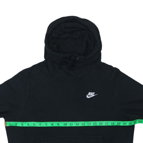 Nike Men's Black Pullover Hoodie M Regular Fit Fleece Sweatshirt
