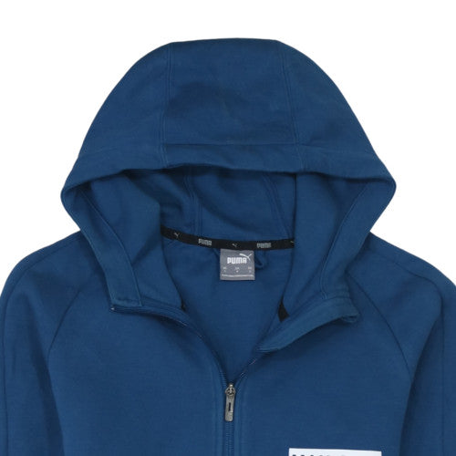 Additional view of Puma Men’s Blue Man City Full Zip Hoodie, size S, Casual Sportswear