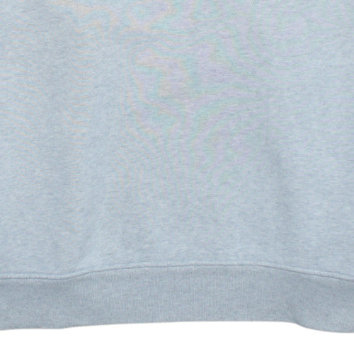 Additional view of Adidas Men's Grey Pullover Sweatshirt L Crew Neck Fleece Logo