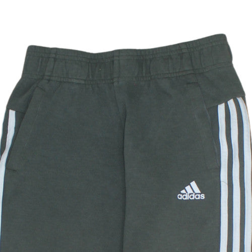 Additional view of Adidas girls’ black jogger sweatpants 67% cotton 33% polyester, size 10, years