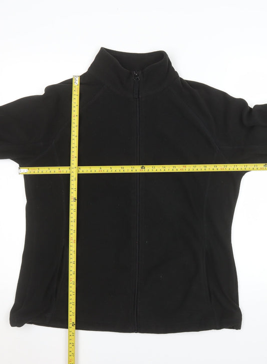 Mountain Warehouse Women’s Black Fleece Full Zip Jacket UK 14