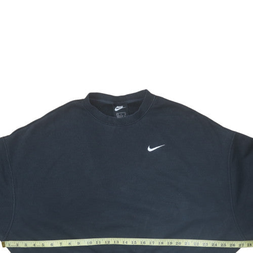 Nike Women's Black Small Pullover Crew Neck Sweatshirt