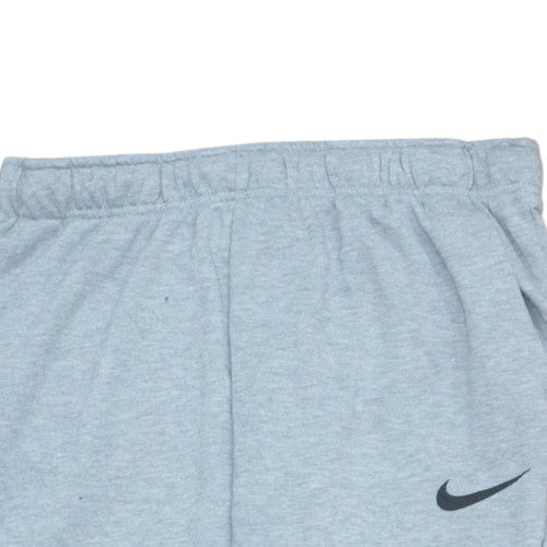 Nike Men's Grey Dri-FIT Regular Fit Jogger Trousers L
