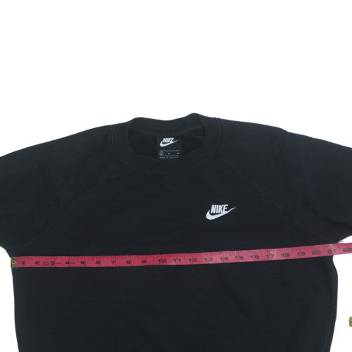 Nike Men's Black Crew Neck Pullover Sweatshirt M Regular Fit