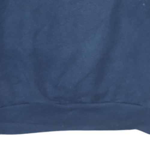 Adidas Men's Blue Crew Neck Pullover Sweatshirt Size M