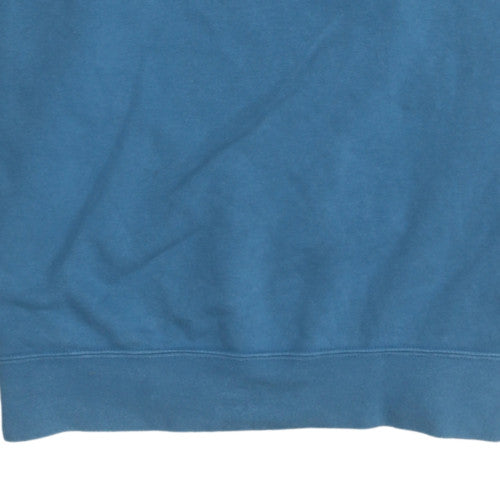 Nike Men's Blue Pullover Crew Neck Sweatshirt S Sports Fleece