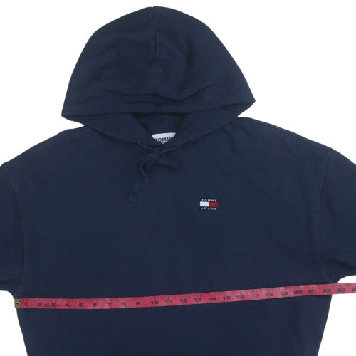 Tommy Jeans Men's Blue XS Pullover Hoodie Classic Logo