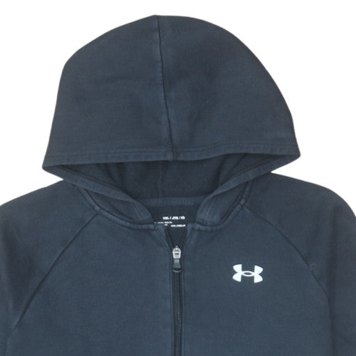 Additional view of Under Armour boys’ black full zip hoodie yxl 158/170 fleece sportswear