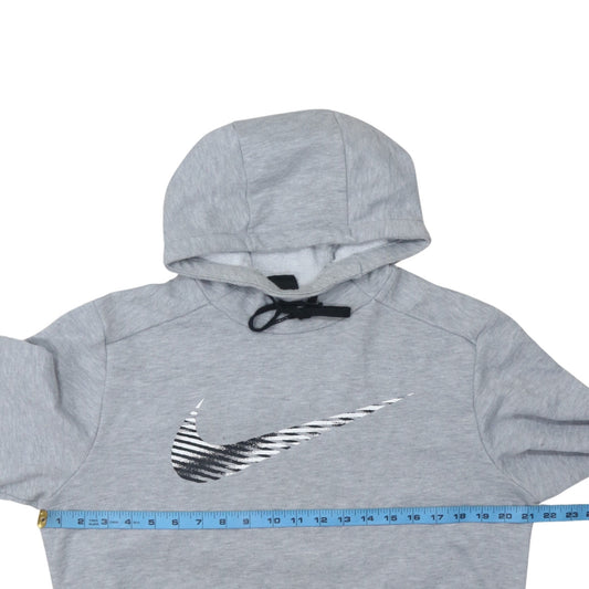 Nike Men's Grey Dri-FIT Pullover Hoodie Medium Sportswear