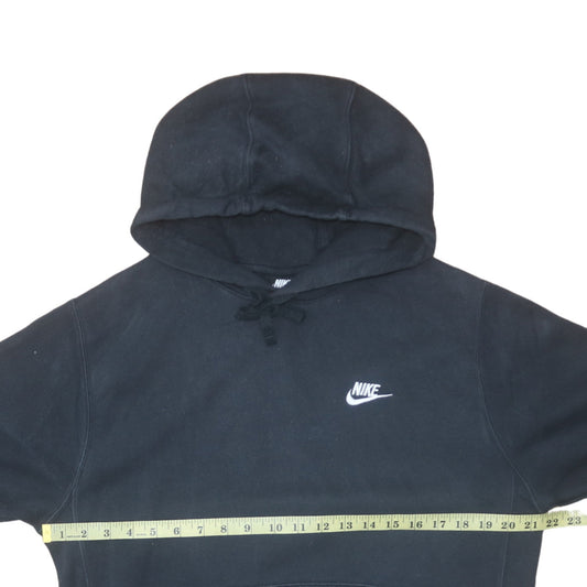 Nike Men's Black Pullover Hoodie Small Logo Sportswear Fleece