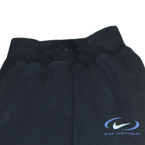 Nike Women Black XS Cotton Jogger Sweatpants Elastic Waist Sportswear