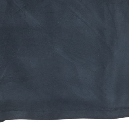 Reebok Women's Black 1/4 Zip Fleece Sweatshirt Size 10 Regular