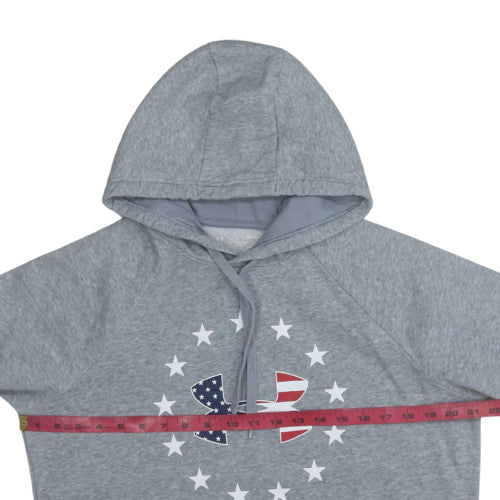 Under Armour Men’s Grey Pullover Hoodie M Graphic Fleece