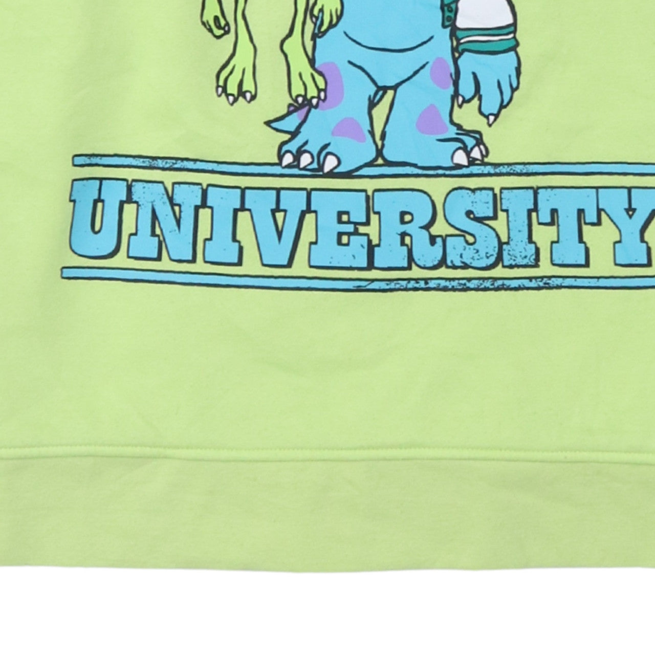Disney Pixar Monsters University Green Sweatshirt Women S