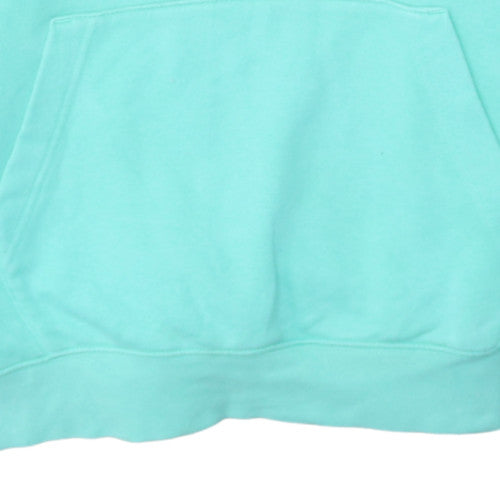 Nike Women’s Mint Green Pullover Hoodie Size M Cotton Blend