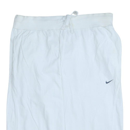 Nike Women's White XL Track Pants Lightweight Cotton Blend