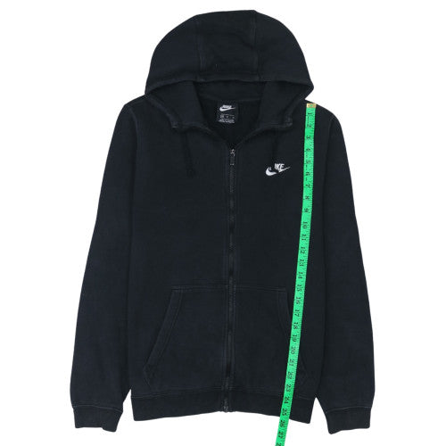 Nike Men's Black Full Zip Hoodie Sweatshirt Size M