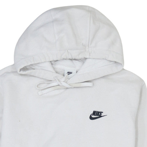 Nike Men’s White Pullover Hoodie Size S Fleece Sportswear