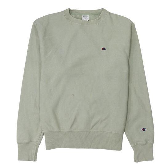 Champion Men's Green Crew Neck Pullover Sweatshirt Medium