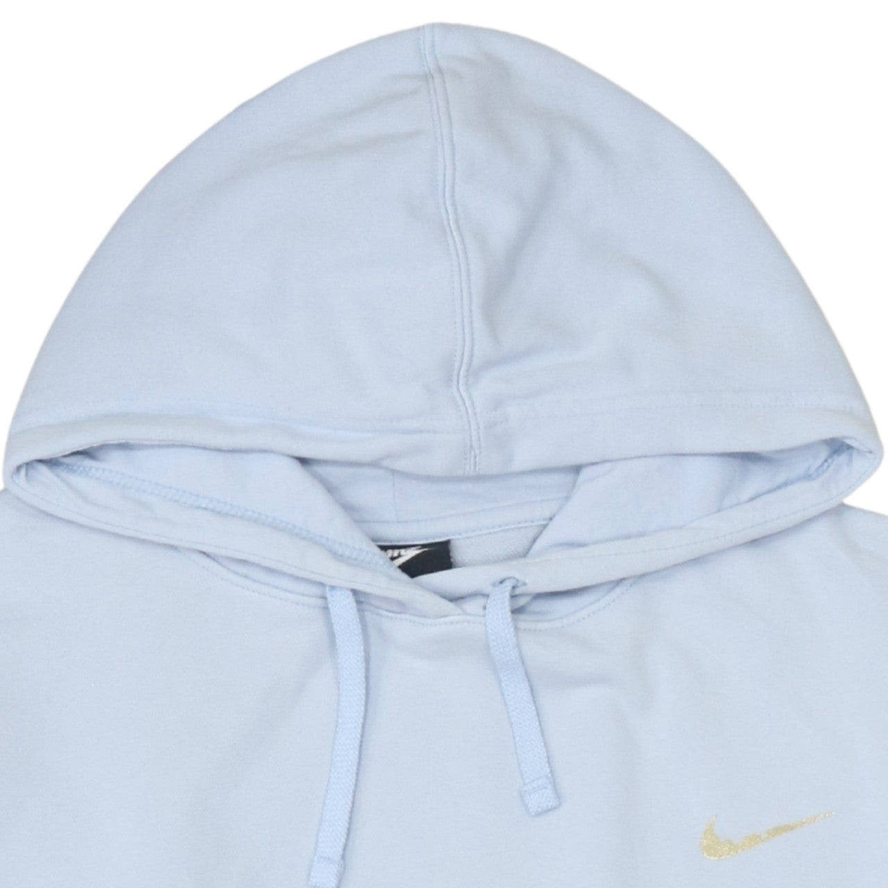 Nike Men’s Blue Pullover Hoodie M Regular Fit Logo Sportswear
