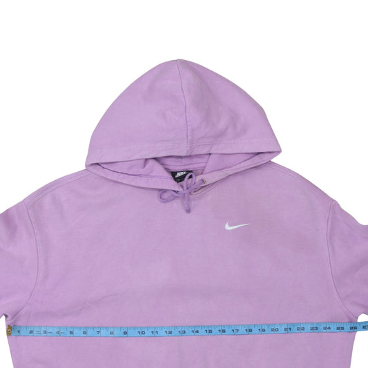 Nike Women’s Purple Pullover Hoodie Size L Cotton Blend Sweatshirt