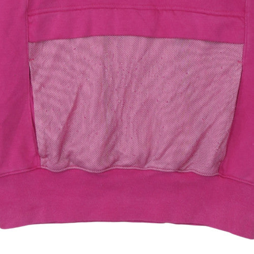 Nike Air Women's Pink XS Pullover Hoodie with Mesh Pocket