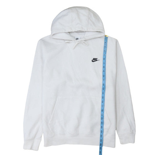 Nike Men's White Pullover Hoodie Size L Regular Fit Sportswear