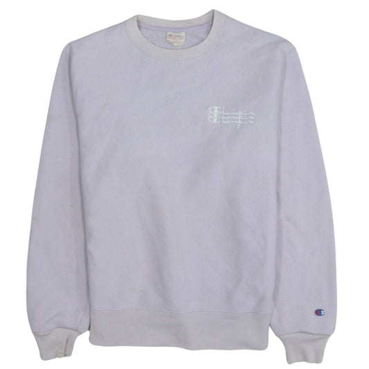 Champion Women’s Lilac Reverse Weave Sweatshirt Medium Cotton Blend