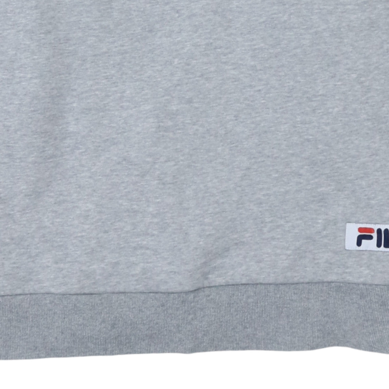 Additional view of Fila women’s grey regular fit crew neck logo pullover sweatshirt l