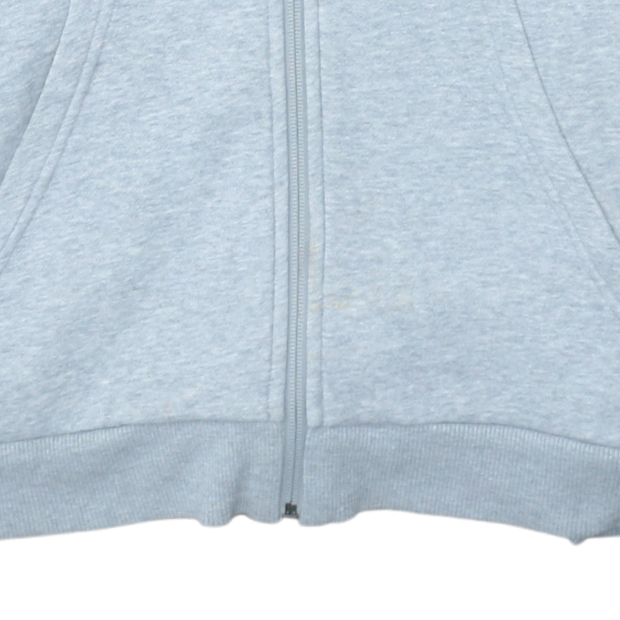 Adidas Men's Grey Full Zip Hoodie Sweatshirt Size M