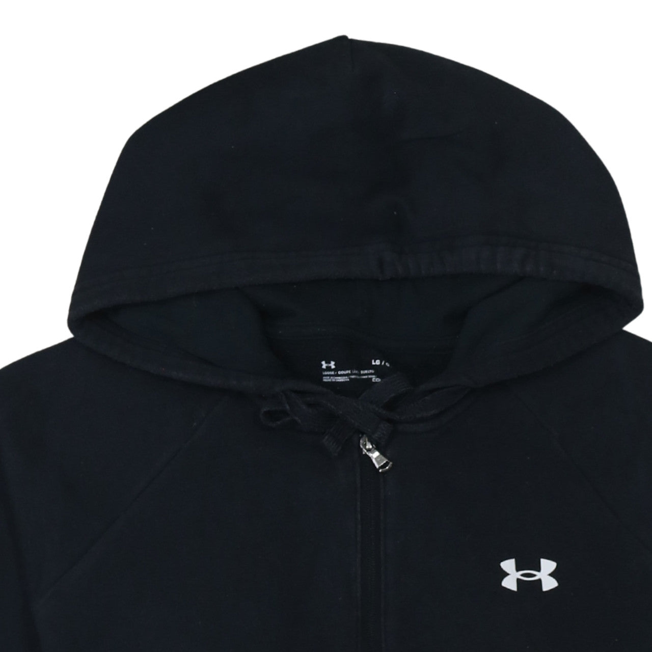 Under Armour Men's Black Full Zip Hoodie Size L ColdGear